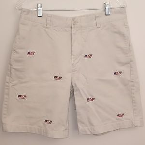Vineyard Vines Breaker Shorts 4th of July American Flag Whale Patriotic Sz. 33